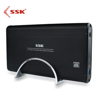SSK飚王 HE-G130星威移动硬盘盒 3.5寸 USB3.0 SATA串口台式机4TB