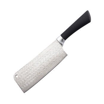 everrich 亚克力刀座压纹刀 厨房刀具6件套 不锈钢镜光蚀刻纹