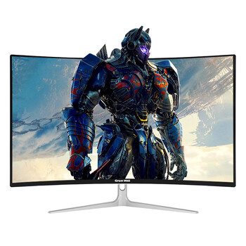 长城(great wall) 32英寸曲面2k高清台式游戏液晶屏幕非4k电脑显示器
