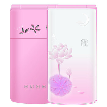 金亮典（GIOLED）LD108C 移动联通2G手机 粉红色