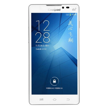 酷派 8720L 移动4G手机（4G ROM） 陶瓷白