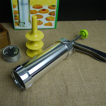 烘焙工具 家用不锈钢饼干机 曲奇饼干机器 模具 蛋糕奶油裱花机