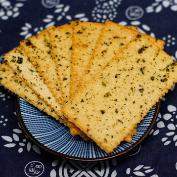 骁熊 素食紫菜咸饼干散称特产糕点零食 休闲零食 早餐250g