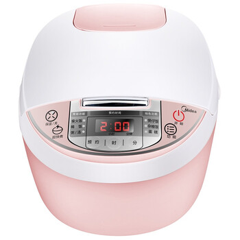
                                        
                                                                                美的（Midea）电饭煲电饭锅2-6人迷你小容量3L微压蒸汽阀24小时预约黄晶内胆家用蒸米饭锅WFS3018Q                