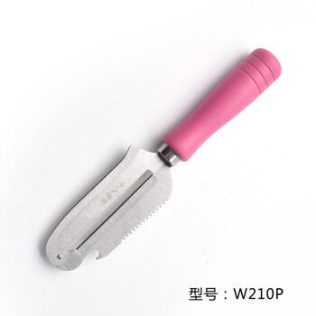 
                                        十八子作苹果削皮器多功能水果刀多用瓜刨厨房削皮刀刨刀 W-210P                