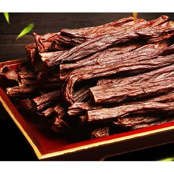 风干牛肉干 内蒙古牛肉干110g超干特干散装手撕风干牛肉干 原味