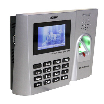 
                                                            ZKTeco/熵基科技U260指纹考勤机 快速识别打卡机 专业稳定签到机                