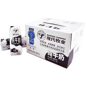 
                                        
                                        现代牧业（MODERN FARMING）精装礼盒 250ml×12包 礼盒装                