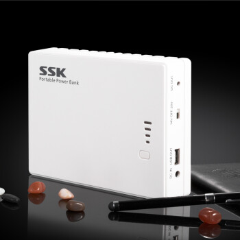 SSK飚王 SRBC531 笔记本移动电源 聚合物多功能充电宝 30000毫安