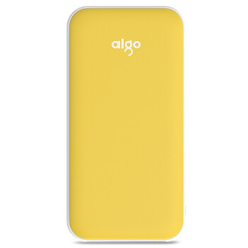 爱国者（aigo）移动电源  10000毫安小鲜肉聚合物  超薄便携充电宝 黄色