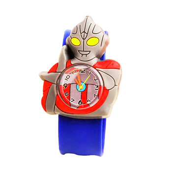 儿童玩具手表女孩石英男孩奥特曼手表啪啪圈宝