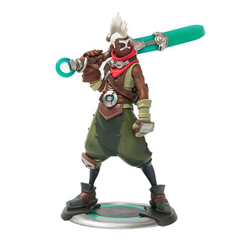 lol 时间刺客 艾克 中型雕塑 手办 游戏周边 官方正品