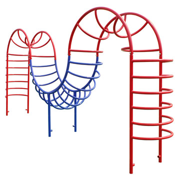 翔泰 公园广场健身器材过山攀梯 小区室外健身锻炼器材爬行梯_ 5折
