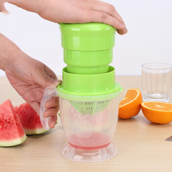 榨汁机家用迷你原汁水果机学生宿舍电动土豆泥压泥器榨汁器 浅绿色