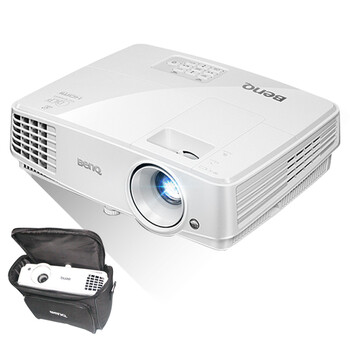 benq明基ms524投影仪 家用 高清1080p蓝光3d办公商务投影机无线