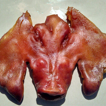 猪头腊猪头肉腊猪脸肉腊肉咸猪肉安徽自制烟熏猪脸整只