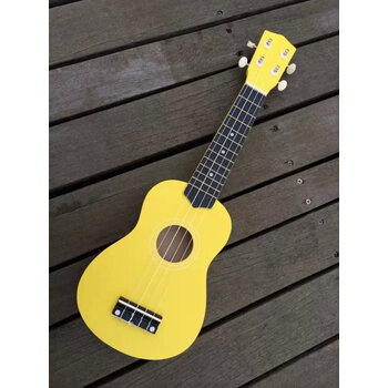 洛凌 彩色初学者小吉他21寸尤克里里ukulele乌克丽丽 夏威夷小吉他四