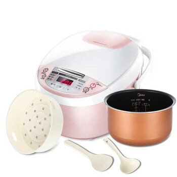 
                                        
                                                                                美的（Midea）电饭煲电饭锅2-6人迷你小容量3L微压蒸汽阀24小时预约黄晶内胆家用蒸米饭锅WFS3018Q                
