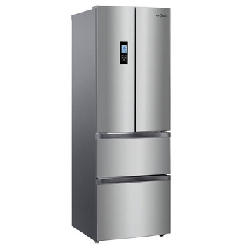 美的(Midea) BCD-303WTM(E) 303升 多门冰箱 风冷无霜 铂金净味 太空银