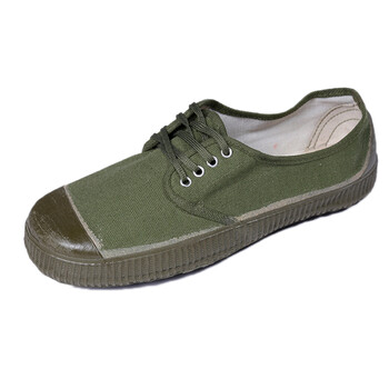 赛驴(sai lv) 解放鞋 低帮学生军训鞋户外劳保工作鞋黄球胶鞋 军绿 42