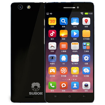 小霸王（SUBOR）X5  移动3G智能手机 双卡双待 黑色