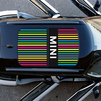 宝马mini天窗经典彩虹贴纸clubman cooper countryman f56适用 网点