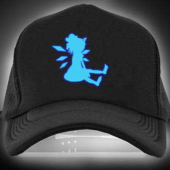 安琪龙 帽子春夏东方project新百搭休闲夜光弯沿檐动漫周边鸭舌棒球帽