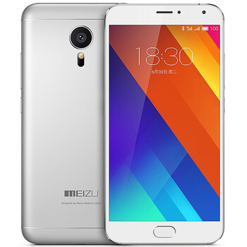 魅族 MX5 双卡双待 4G 智能 手机 银白 移动联通双4G(16G ROM)