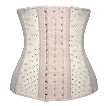 欧美夏季透气橡胶塑身衣钢骨乳胶搭扣式束身衣运动健身收腹腰带女d