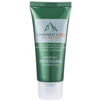 
                                        自然堂（CHANDO）男士劲爽控油洁面膏超值装 100g+50g（男士洗面奶）                