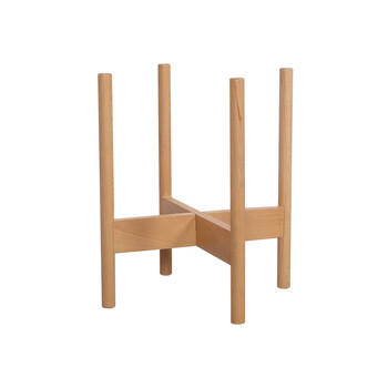 花盆实木落地花架榉木简约木架绿植架木托架 小号榉木