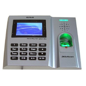 
                                                            ZKTeco/熵基科技U260指纹考勤机 快速识别打卡机 专业稳定签到机                