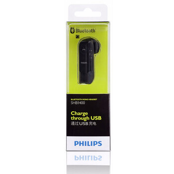 
                                飞利浦（PHILIPS） SHB1400 蓝牙耳机耳麦 通用型 USB直插充电            