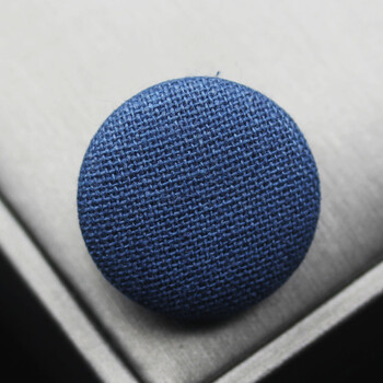 棉麻面料布艺包布纽扣中国风衣服风衣外套大衣扣子服装辅料 松石蓝 5