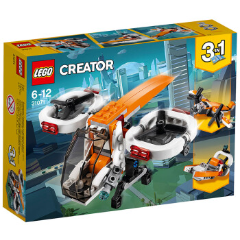 樂高(lego)積木 創意百變組creator雙旋翼無人機6-12歲 31071 兒童