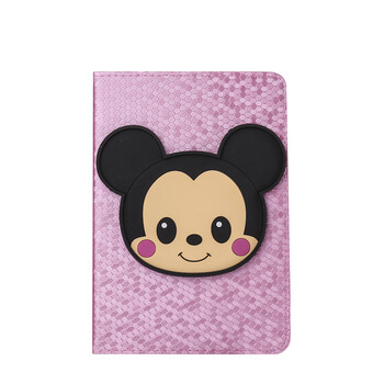 套苹果mini1/2/3休眠皮套ipa5/6卡外壳迷你4潮女 mini1/2/3粉色米奇