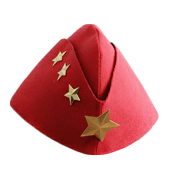 水兵广场表演八角帽海军复古广场画家船帽贝雷帽特种兵军帽毛呢军迷