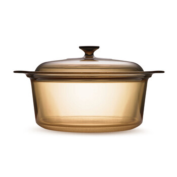 康宁(visions) 美国康宁锅vsd-5晶彩透明锅5l家用玻