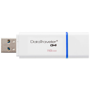 
                                        
                                                            金士顿（Kingston）16GB USB3.0 U盘 DTIG4 蓝色 时尚色彩 高速读写                