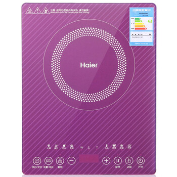海尔（Haier）电磁炉豪华超薄炫彩触摸C21-T2305（赠欧式汤锅）