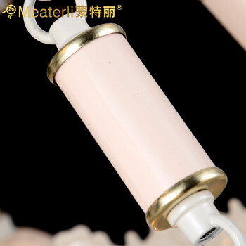 蒙特丽 客餐厅吊灯9055B-9头 欧式田园仿云石灯具 花朵(B)