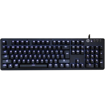 惠普（HP）MK900 机械游戏键盘 黑色 灰轴