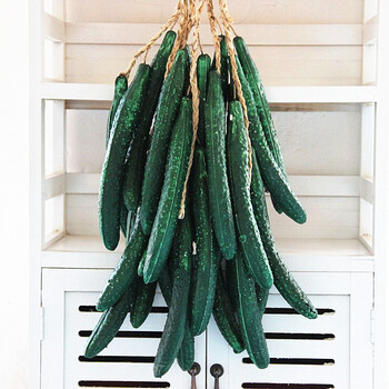 仿真玉米辣椒蔬菜挂串 土特产农家乐饭店装饰品庭院布置模型道具 四头