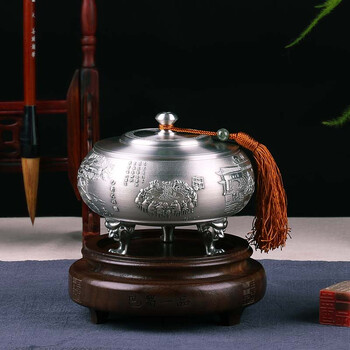 
                                        巴蜀一品 茶叶罐茶具 密封罐普洱茶罐 火锅纯锡罐 礼盒商务礼品礼物收藏送领导重庆特色定制                