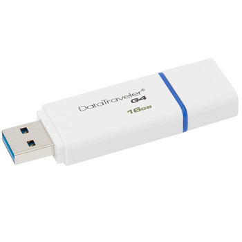 
                                        
                                                            金士顿（Kingston）16GB USB3.0 U盘 DTIG4 蓝色 时尚色彩 高速读写                