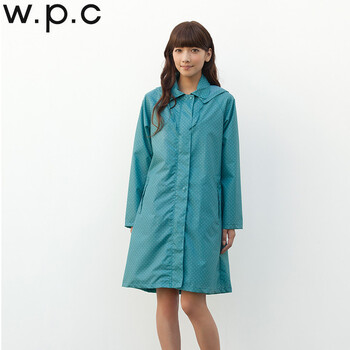 【防晒防雨防风】日本w.p.c正品轻薄时尚风雨衣-针点A字款-R-1039胸围103cm 绿色