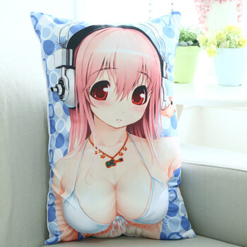卡通时尚抱枕 立体美女动漫抱枕 沙发办公室靠枕 清仓特价 8 55cm*40cm