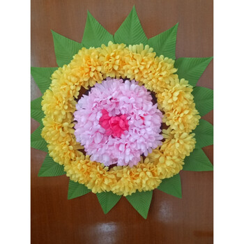 殡葬用品绢花材质,清明用花,白事小花圈 200个