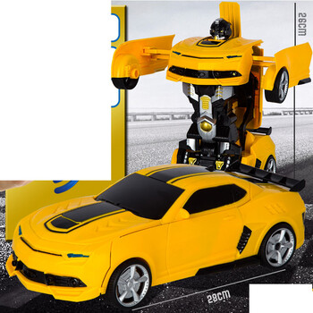 迷你 工队机器人/变形武器暴风机关枪/印章玩具人偶 u 遥控感应大黄蜂