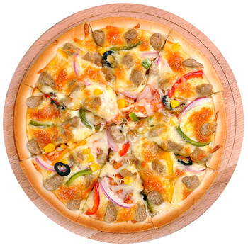 澳美客 多种口味披萨套餐 7英寸成品披萨饼含培根芝士 牛肉披萨_ 2